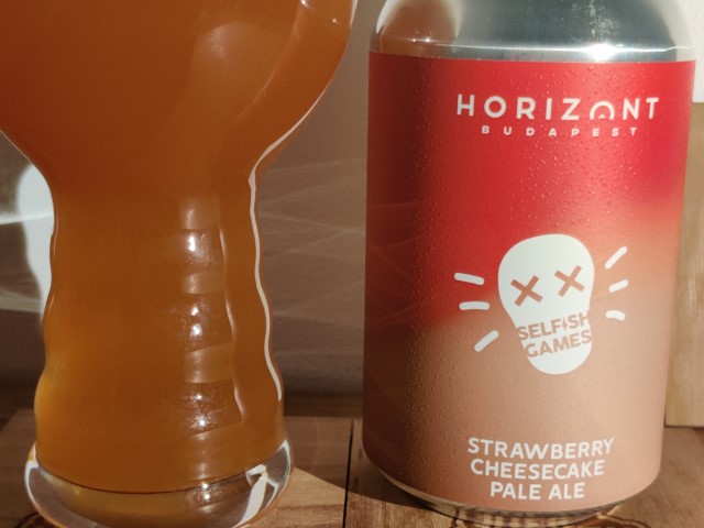 Horizont Brewing Selfish Games Strawberry Cheesecake Pale Ale