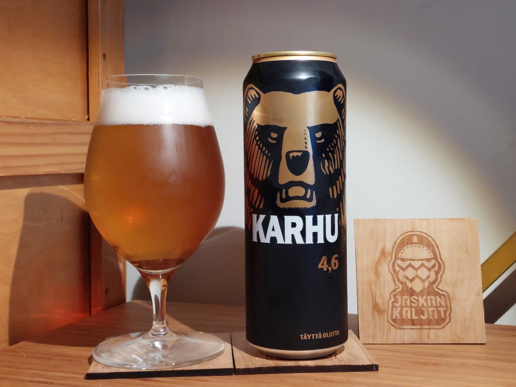 Karhu Olut Logo Details Of A Can Youhoucans