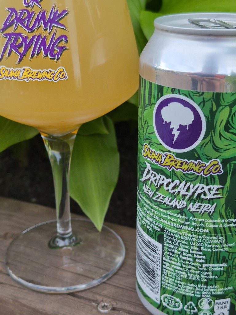 Salama Brewing Dripocalypse New Zealand NEIPA